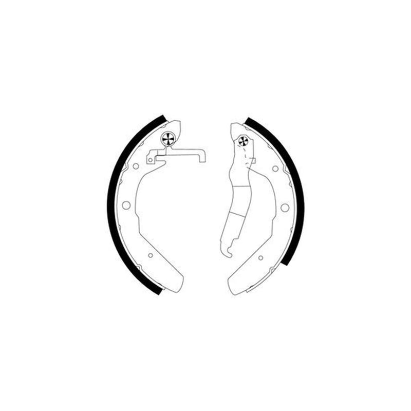 Mintex Brake Shoe Set Axle Kit fits VW Transporter 1979-1992 1.6 1.7 1.9 2.0 2.1