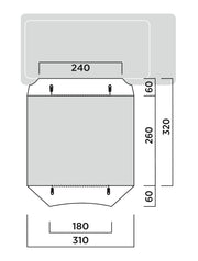 Easy Camp Reine Driveaway Awning Grey Easy Camp - Dynamic Drive