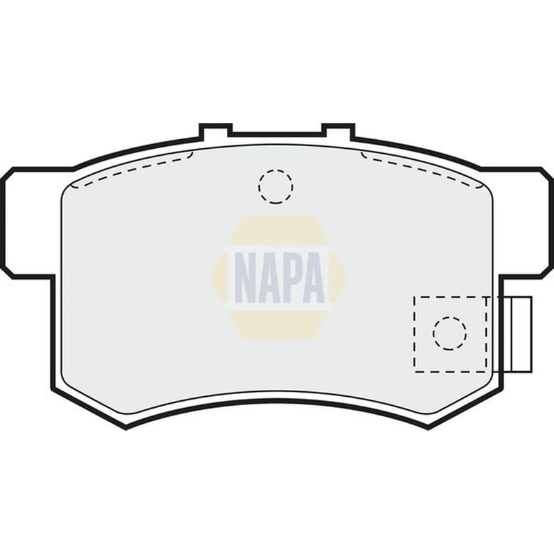 NAPA Rear Brake Pad Set NBP1019