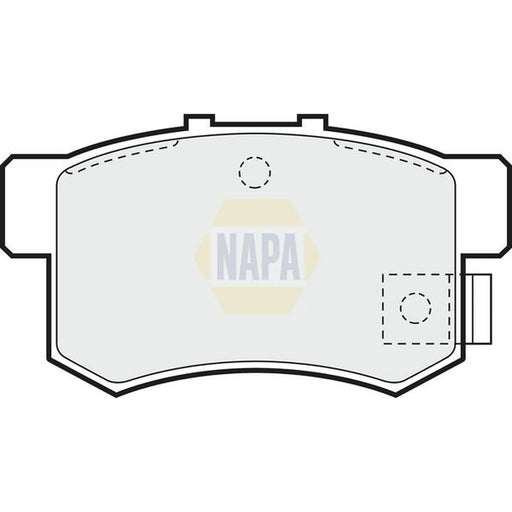 NAPA Rear Brake Pad Set NBP1019