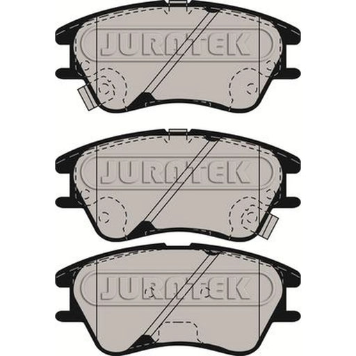 Juratek Front Brake Pad Set fits Hyundai Amica / Atoz 1998-2010 1.0 1.1