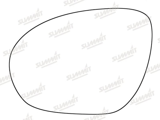 Summit Heated Base Plate With Blind Spot Mirror Glass fits Nissan Juke 10 to 14 LHS Summit - Bars 4 Cars