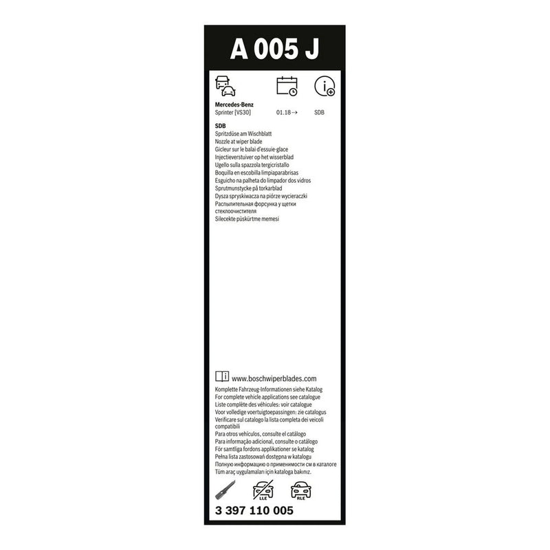 Bosch Aerotwin Wiper Blade Set 650mm + 600mm — fits Mercedes-Benz Sprinter 3,5-T