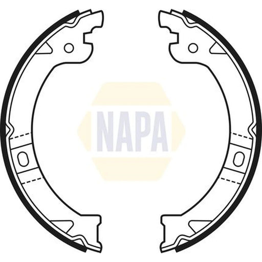 NAPA Parking Brake Shoe Set NBS5017