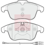 Apec Front Brake Pad Set fits Citroën C5 III 2008-2017 1.6 1.8 2.0