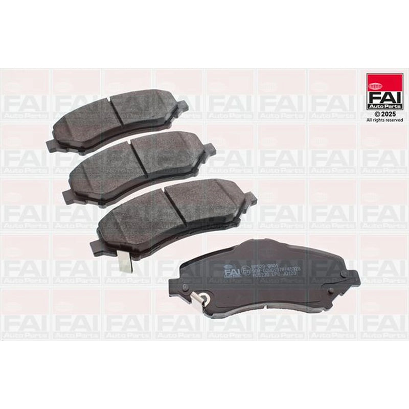 FAI Front Brake Pad Set fits Chrysler Grand Voyager V 2007 on 2.8 3.8