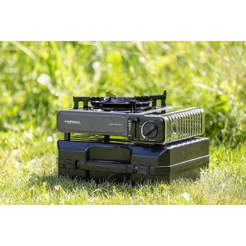 Campingaz Stove Camp Bistro 3 Camping Single Burner Hiking Outdoors Piezo Campingaz  - Dynamic Drive