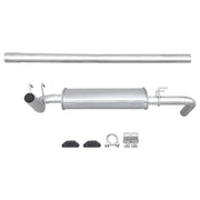 Hella End Silencer Rear fits Seat Ibiza 1984-1993 0.9 1.2 1.5 1.7