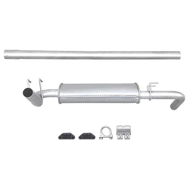 Hella End Silencer Rear fits Seat Ibiza 1984-1993 0.9 1.2 1.5 1.7