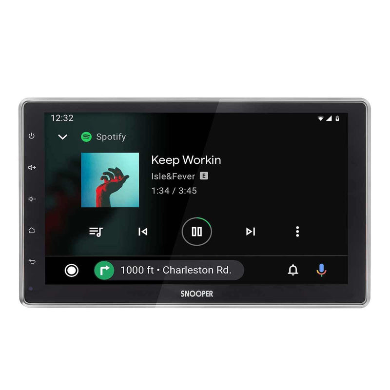 Snooper Multimedia Player with 10 1" Touchscreen and Smartphone Control for Snooper - Dynamic Drive