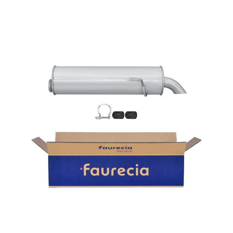 Hella End Silencer Rear fits Peugeot 306 1993-2001 1.9