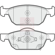 Apec Front & Rear Pads fits Honda Civic X 2016-2022 1.0 1.5 1.6