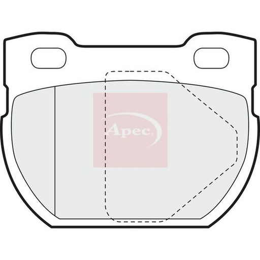 Apec Rear Brake Pad Set PAD907