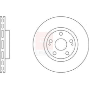 Apec Front & Rear Brake Discs & Pads fits Toyota Avensis 2005-2008 2.2