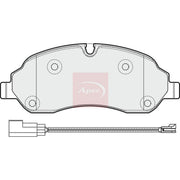 Apec Front Brake Pad Set fits Ford Tourneo Custom V362 Bus 2020-2023 1.0