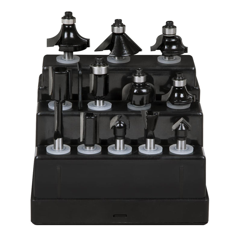 Sealey Shank Router Bit Set 1/4" 12pc AK9912 Sealey - Dynamic Drive