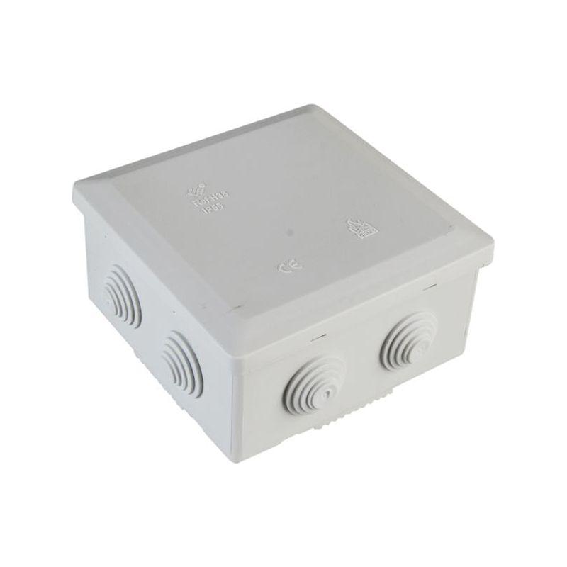 Smj IP55 Junction Box 5T 100 x 100 x 55mm SMJ - Town Tools