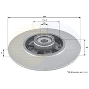 Comline Front & Rear Brake Discs & Pads fits Renault Megane III 2009-2016 2.0