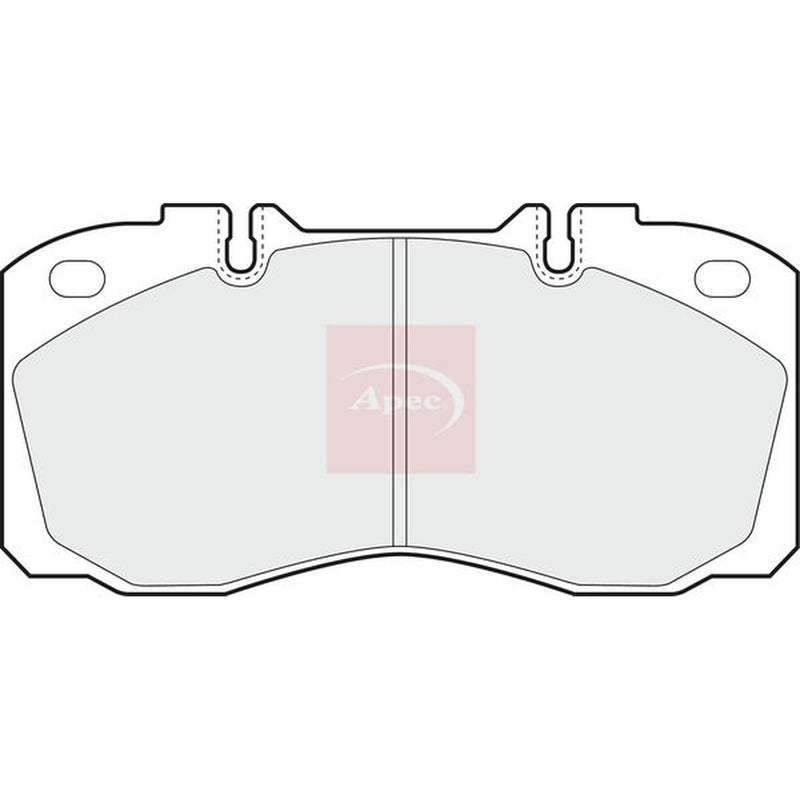 Apec Front Brake Pad Set fits Iveco Daily IV 2006-2011