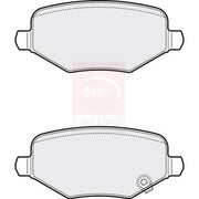 Apec Rear Brake Pad Set PD3837