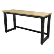 Sealey Steel Adjustable Workbench with Wooden Worktop 1830mm Heavy-Duty APMS22 Sealey - Dynamic Drive