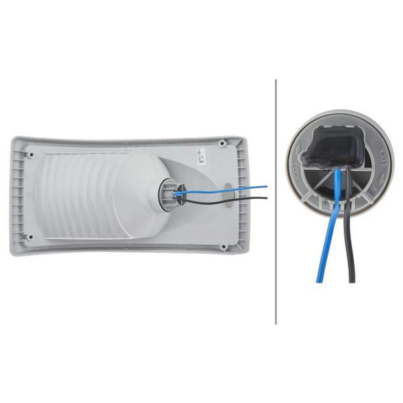Hella Rear Fog Light Lamp Unit Left