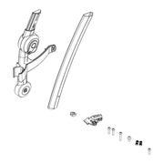 Thule Back Frame Left Spare Part for Chariot Cab (2017-2020)