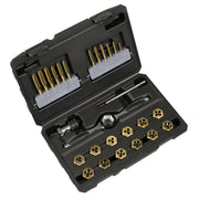 Sealey Premier Titanium Coated Tap & Die Set 26 Piece AK3026
