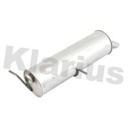 Klarius Box With Tail Pipe Rear fits Citroën C4 2004-2011 1.6