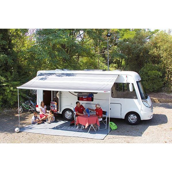 Fiamma F45 S Winch Awning Wind Out 260 Polar White Royal Grey Fabric 06280H01R Fiamma  - Dynamic Drive