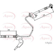 Apec Brake Hydraulic Hose Line Rear Left fits Opel Astra F 1991-1998 1.6 2.0