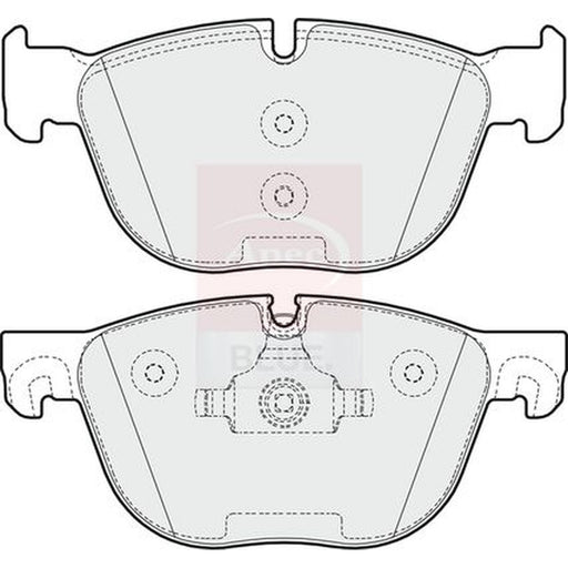 Apec Front Brake Pad Set fits BMW X4 2015-2018