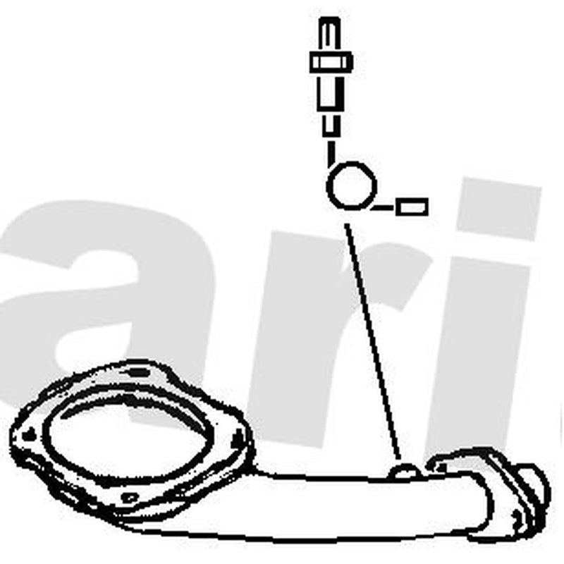 Klarius Exhaust Pipe OD fits Suzuki Swift III 2005-2012 1.3 1.5
