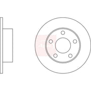 Apec Front & Rear Brake Discs & Pads fits Audi A6 C5 1997-2005 2.4 2.5 2.8