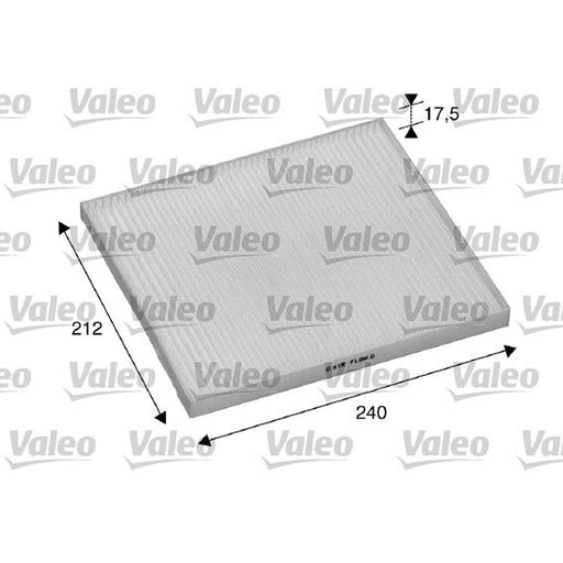 Valeo Cabin Air Filter (Pollen Filter) 698895