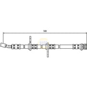 NAPA Brake Hydraulic Hose Line Rear NBH1343