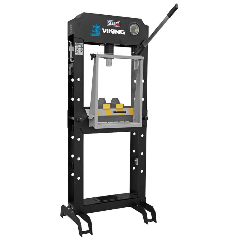Sealey Viking Hydraulic Press 20 Tonne Floor Type PPF20S Sealey - Dynamic Drive
