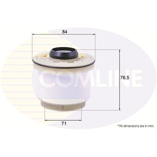Comline Fuel Filter Element fits Fiat Fullback Pickup 2016 on 2.4