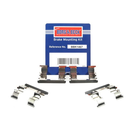 Borg & Beck Brake Pad Accessory Fitting Kit Front BBK1467