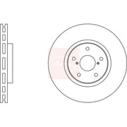 Apec 2 x Vented Brake Discs fits Lexus Ls 2000-2006