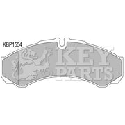 Key Parts 4 x Front Brake Pad Set fits Iveco Daily II 1989-1999