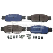Borg & Beck Front Brake Discs & Pads fits Jaguar S-Type II 1999-2007 3.0 4.0