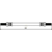 NAPA Brake Hydraulic Hose Line Rear fits Austin Mini 1961-1967