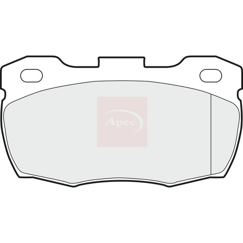 Apec Front Brake Pad Set fits Land Rover Defender 1998-2016 2.2 2.4 2.5 3.9