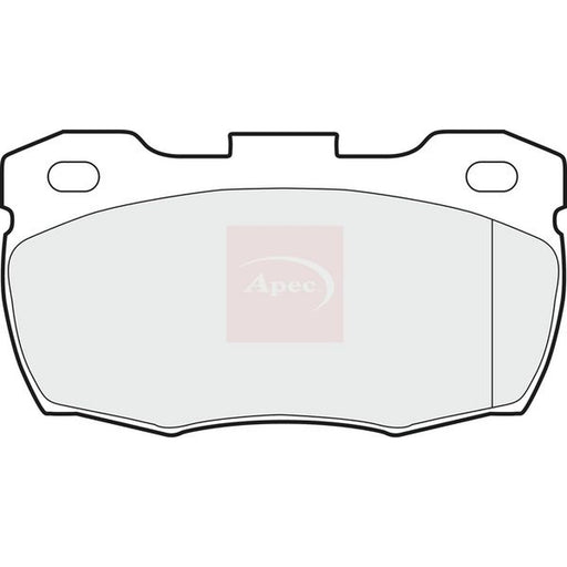 Apec Front Brake Pad Set fits Land Rover Defender 1998-2016 2.2 2.4 2.5 3.9