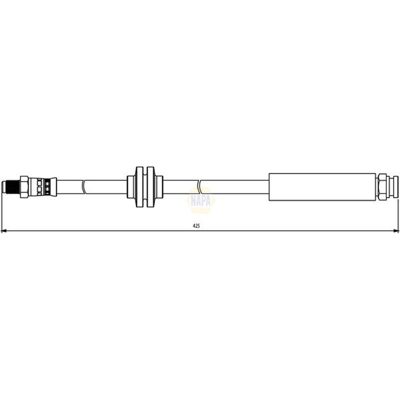 NAPA Brake Hydraulic Hose Line Front NBH1170