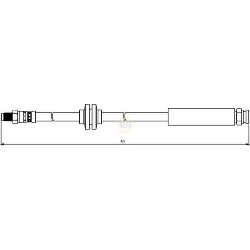 NAPA Brake Hydraulic Hose Line Front NBH1170