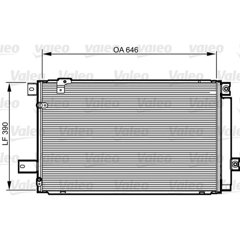 Valeo Air Conditioning Condenser 814213