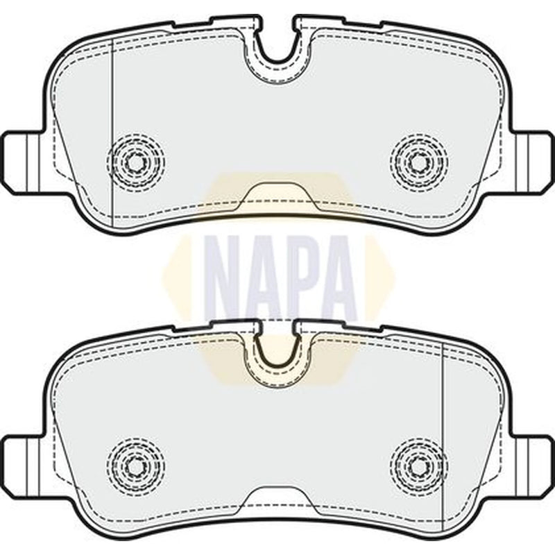 NAPA Rear Brake Pad Set fits Land Rover Discovery IV 2010-2018 3.0