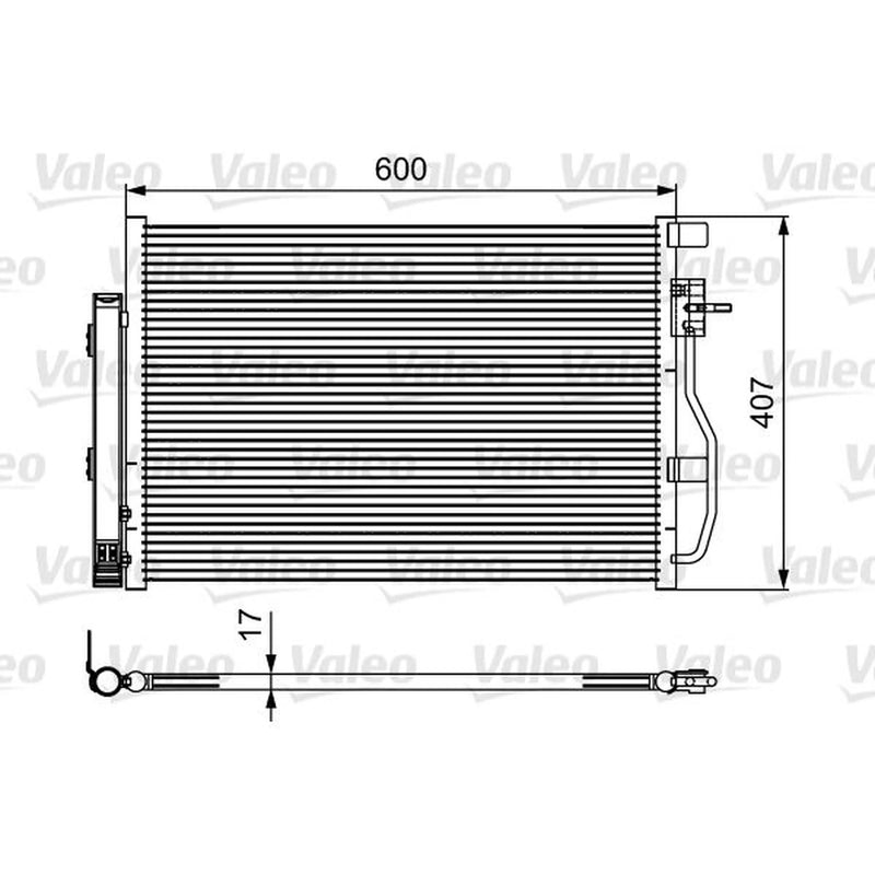 Valeo Air Conditioning Condenser 814478
